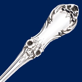 International Silver Wild Rose by International Sterling Silver Seafood Cocktail Fork 5 5/8"