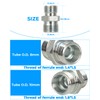 Foruly Replaces 115757 Hydraulic Attachment Fittings, Threaded Fitting Converter for