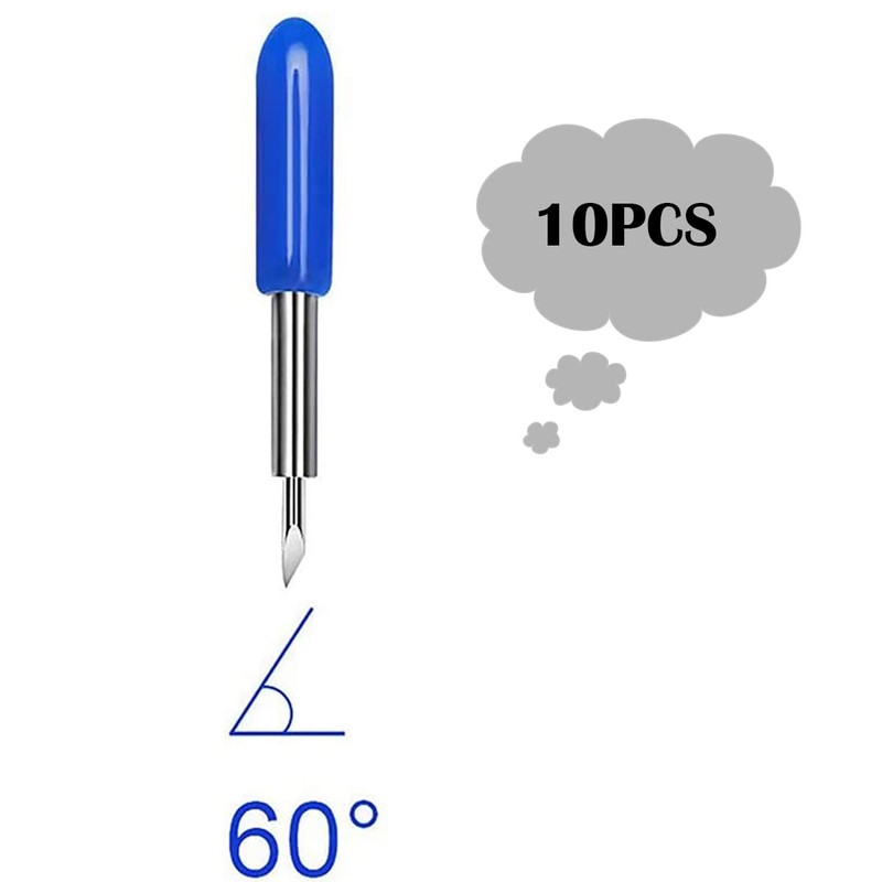 CTRICALVER (60 Degree) Blade Vinyl Cutter Plotter Cutting Blades Replacement