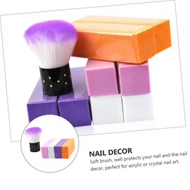 Baluue Professional Manicure Set Nail Art Tools Nail Dust Brush File Buffer Eco-friendly Cleaning Brush Set