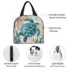 Hulnulnu Turtle Insulated Lunch Bag Reusable Lunch Box Portable Cooler