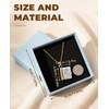 Geyynow Grandson Necklace from Grandma, Adjustable Chapter Books Necklace Gifts