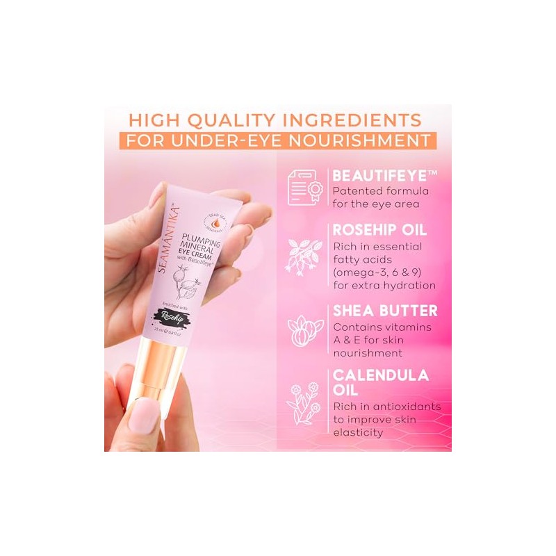 CREMA MINERAL RELLENO PARA OJOS CON ACEITE DE FRUTA DE