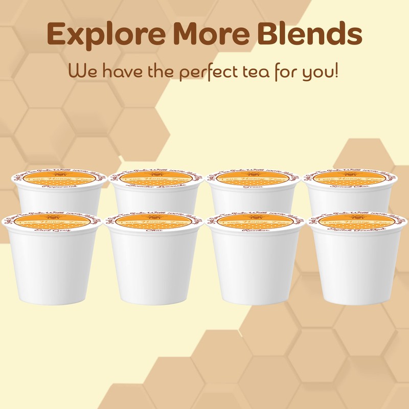 True Honey English Breakfast Tea Pods - Honey Crystals Blended