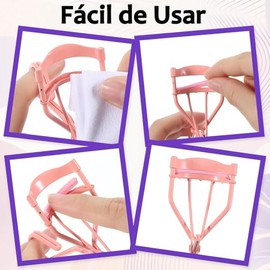 Lumbor37 16 Piezas Repuesto Para Rizador de Pestañas, Rizador de Pestañas Almohadillas de Repuesto de Goma, Almohadillas de Recambio(Rosa)            