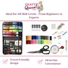 Sewing Kit 139-Piece - Professional Portable Sewing Accessories Bag for