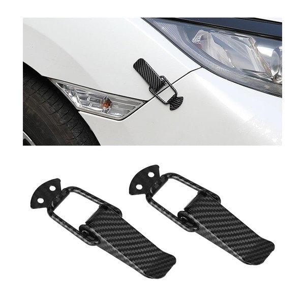 Car Bumper Hook Lock Clips, 2 Pack Universal Toggle Clamp