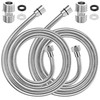 Dreyoo 2 Pack 39 Inch Shower Hose with Shower Extension