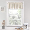 Vue Kingsbury Short Valance Small Window Curtains Bathroom, Living Room