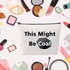 Funny Coal Cosmetic Bag This Might Be Coal Christmas Coal