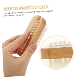 Outanaya 2Pcs Dual Sided Fingernail Brush Portable Nail Cleaning Tools for Under Nails for Home and Salon Use for Hands Toes and Heels Cleaning