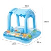 Flotadores Salvavidas Inflable Infantil Con Techo Para Bebé