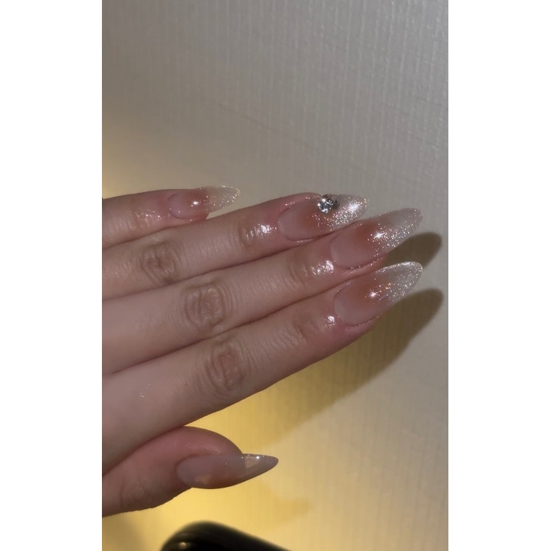 [Recommended Real Extension Feeling] Brick Rose Blush Artist Nail Tips