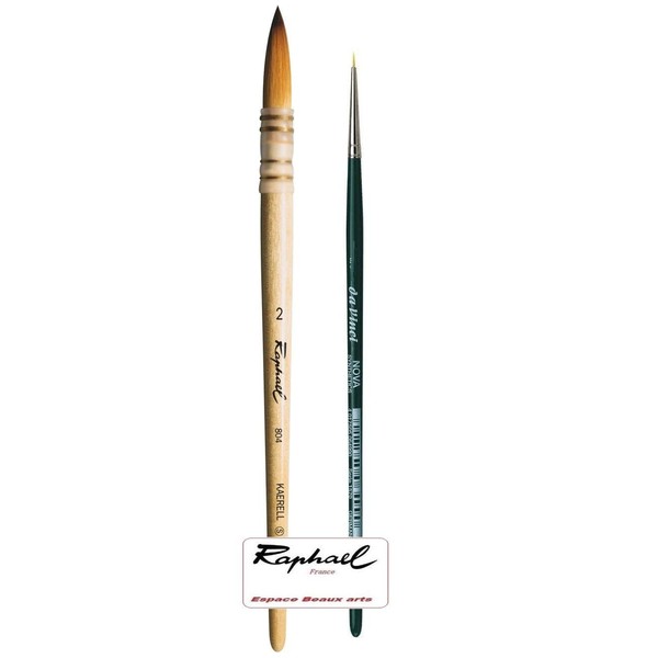 Raphael Series 804 Vegans Brush Mounted on No. 2 +
