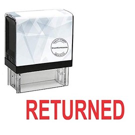 StampExpression - Returned Office Self Inking Rubber Stamp - Red Ink (A-5616)