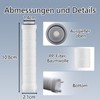 Nafall 6-Stück Filter Duschkopf,PP Baumwolle Filter für Duschkopf,Universal Filter Für