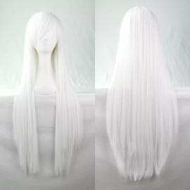 HayWHNKN Long Straight Wig Fashion Cosplay Costume Anime Hair Full Wig Hair