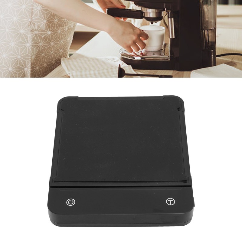 Digital Coffee Scale with Timer Waterproof Touch Screen Rechargeable 3kg/0.1g