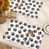WRAPAHOLIC 50 Sheets Dog Paw Paper Place Mats - 11