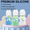 3 Pack Anti Breakage Baby Bottle Holder, Silicone Sleeves for