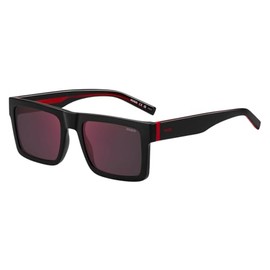 HUGO Men's Hg 1314/S Sunglasses, Black, 55/21/145, black
