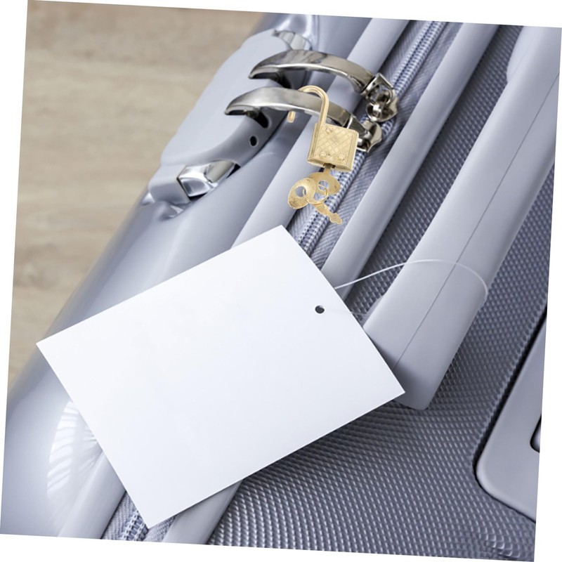 Operitacx 10Pcs Zinc Alloy Padlocks Rustproof Suitcase Locks for Travel