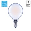 EcoSmart 40-Watt Equivalent G16.5 Dimmable Energy Star Frosted Filament LED