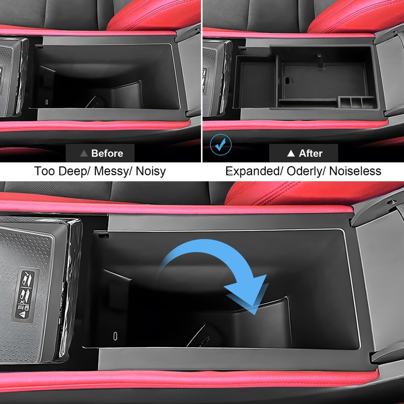 2024 2025 2026 Blazer EV Center Console Organizer for Chevy