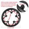 X AUTOHAUX Motorcycle Crankset Chain Wheel Cover Wheel Cap Wheel