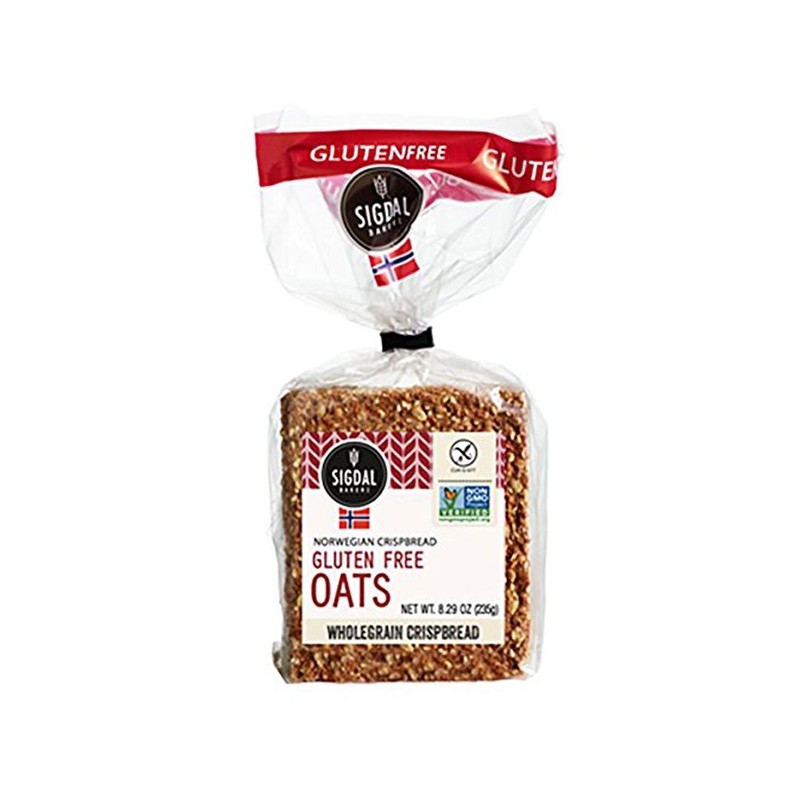 Sigdal Bakeri Gluten Free Wholegrain Crispbread 8.3 Ounce Pack of