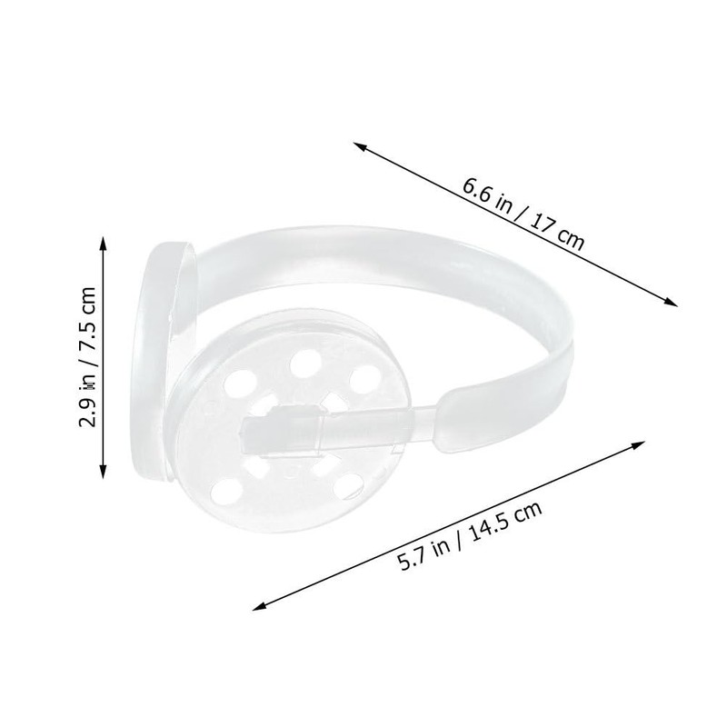 JECOMPRIS Plastic Ear Muffs Frame Holder for DIY Winter Earmuffs