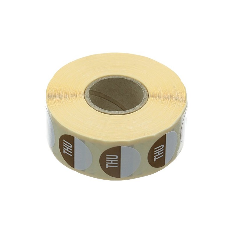 Genware NEV-C305 Day Dots, 19 mm, Thursday Removable (Pack of