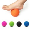 [Nine Shopping] Portable Single Massage Ball / Home Training Roller for Shoulder, Leg, Calf, Foot Massage 1-1) Single Massage Ball (Black) 6ea