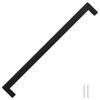 vidaXL Stainless Steel Drawer Handles Black - Modern Design Cabinet