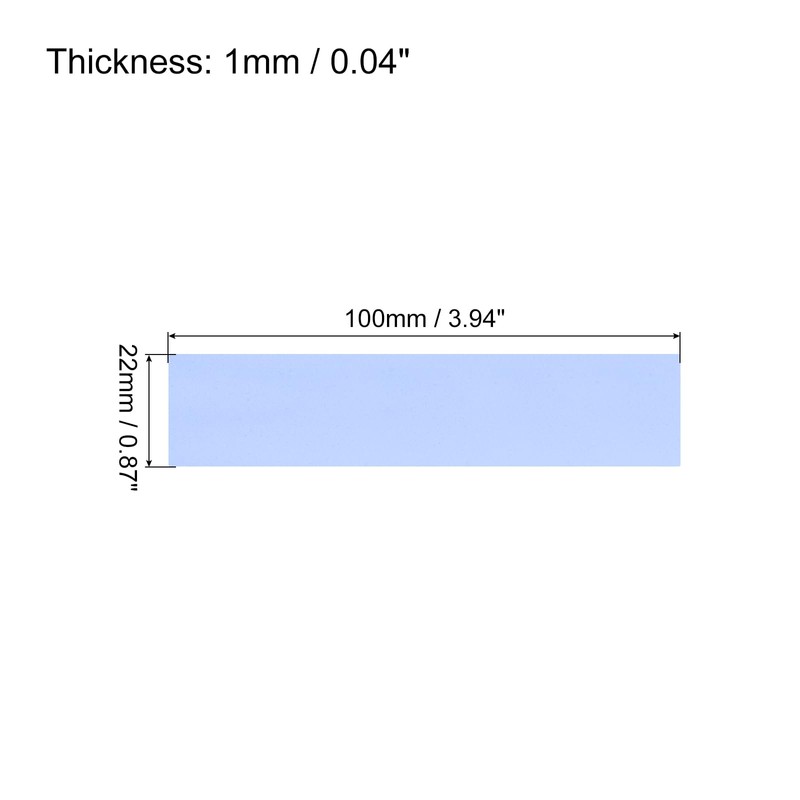 sourcing map 6 Pack M.2 Thermal Pad 100x22x1mm for Pc