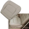 SecosAutoparts Ivory Tan Front Driver Side Bottom Microfiber Leather Seat