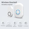 Swokely Wireless Door Bell IP44 Waterproof Doorbell Chime 656ft Range