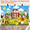 Farm Animals Birthday Background, Farm Birthday Party Decorations Banner, Birthday