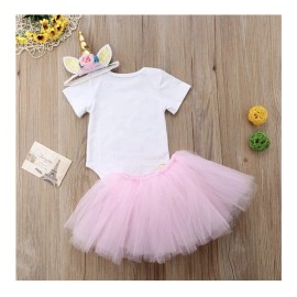 Hesstian Girls Three-Piece Outfit.Unicorn