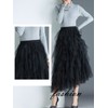Velinsak Skirts for Women Long Length Tutu Tulle Skirt Fairy