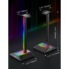 New bee RGB Headphone Stand with 1 USB-C Charging Port