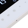 White Intelligent Thermostat Touch Screen 16A LCD Display Smart Temperature