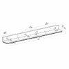Rok Hardware 12" Heavy Duty Metal Corner Bracket Right Angle