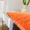 RainRoad Fall Orange Throw Pillows Covers Set of 2 Soft