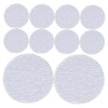 VALICLUD 20pcs Sandpaper Pads for Pencil Sharpening Eyebrow and Pencil Tool Precision Sanding Strips for Artists and Students Compact Design for Needs