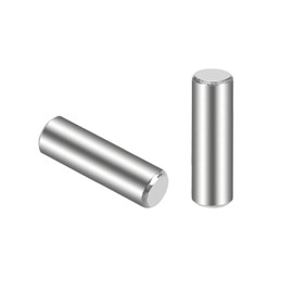 TOP-VIGOR 50Pcs 4mm x 15mm Dowel Pin Shelf Support Pegs, 304 Stainless Steel Cylindrical Shelf Support Pin Fasten Elements Silver Tone