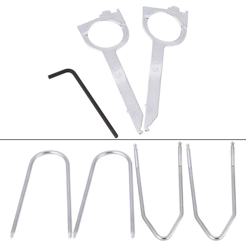 Qiilu Universal Removal Tool, 20 Pieces Universal Car Audio Stereo