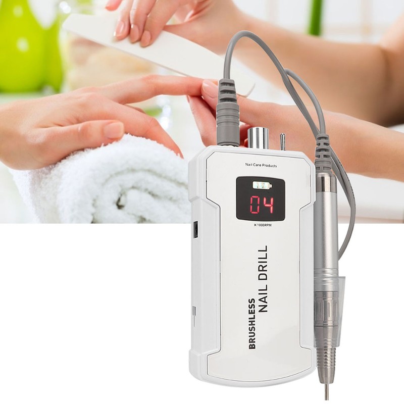 25000RPM Portable Nail Drill Machine Electric Nail Grinding Buffing Polisher