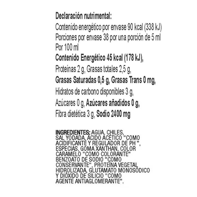 Salsas Huichol 3 X SALSA HUICHOL NEGRA 190 ml HECHO