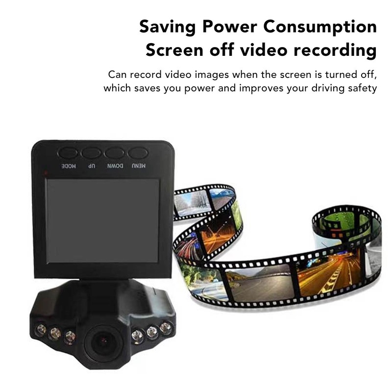Dash Cam for Car 2.5 Inch IPS Screen 720 Degree